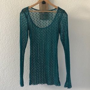 Free People Lace Shirt